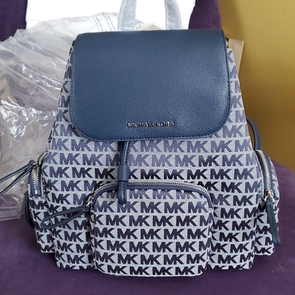 Michael Kors Handbags - New Authentic Michael Kors Abbey Large Backpack